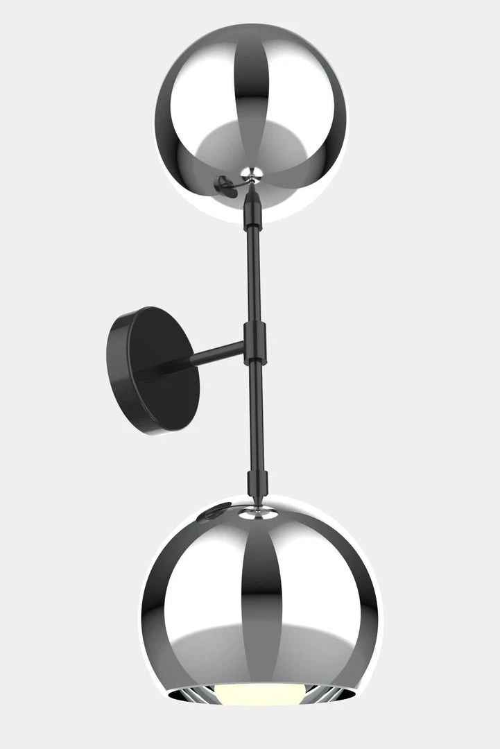 Dounia Home Mishal Dual Globe Wall Sconce Lighting 6 Dounia Home Mishal Dual Globe Wall Sconce Lighting