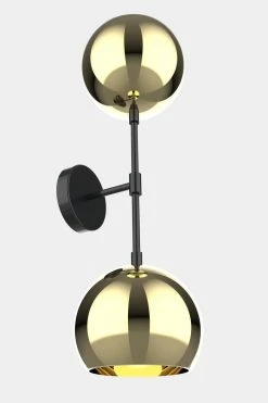 Dounia Home Mishal Dual Globe Wall Sconce Lighting 23 Dounia Home Mishal Dual Globe Wall Sconce Lighting