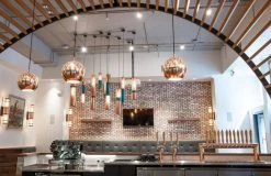 Dounia Home Nur Reversed Pendant Light - Brass Lighting 14 Dounia Home Nur Reversed Pendant Light - Brass Lighting