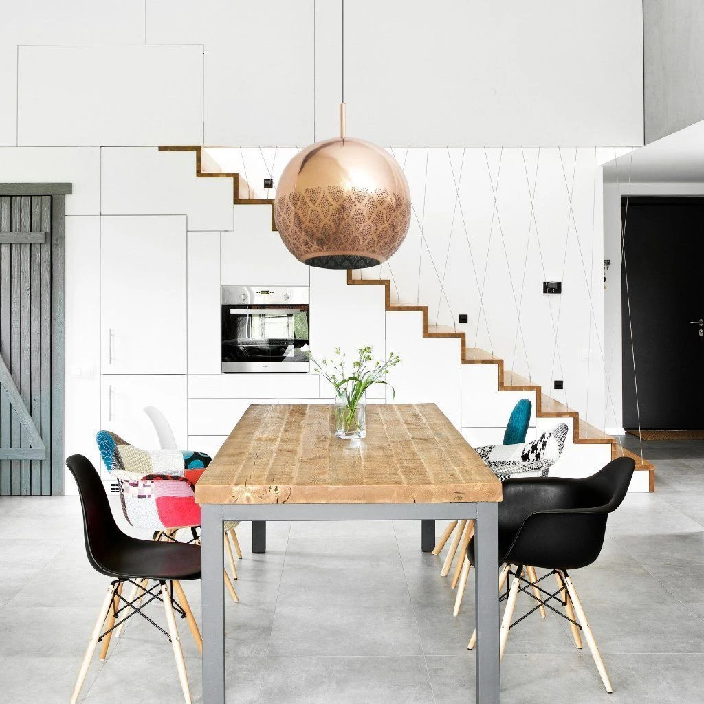 Dounia Home Nur Reversed Pendant Light - Brass Lighting 7 Dounia Home Nur Reversed Pendant Light - Brass Lighting