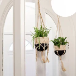 Hathorway Naiya Handwoven Jute Colorblock Baskets (Set Of 3) 9 Hathorway Naiya Handwoven Jute Colorblock Baskets (Set Of 3)