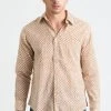 Dushyant Asthana Men's Amir Long Sleeve Shirt - Grid 1 Dushyant Asthana Men's Amir Long Sleeve Shirt - Grid