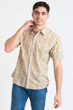 Dushyant Asthana Men's Prat Short Sleeve Shirt - Citrus Floral