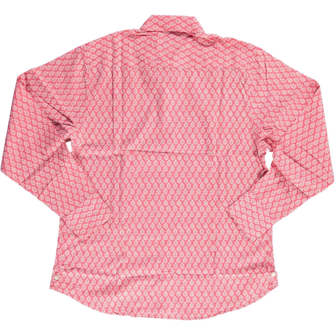 Dushyant Asthana Men's Barrington Shirt - Red Leaf Print 7 Dushyant Asthana Men's Barrington Shirt - Red Leaf Print