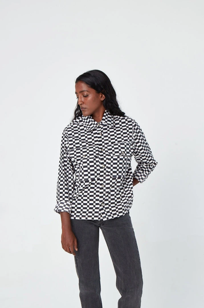 Dushyant Asthana Clothing Sophia Checkers Over Shirt 3 Dushyant Asthana Clothing Sophia Checkers Over Shirt