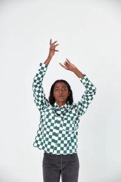 Dushyant Asthana Sophia Chessboard Over Shirt