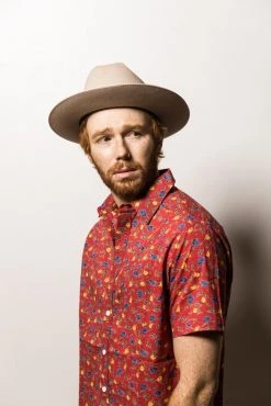 Dushyant Asthana Men's Folk Short Sleeve Shirt - Maroon 16 Dushyant Asthana Men's Folk Short Sleeve Shirt - Maroon