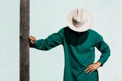 Dushyant Asthana Men's Bombay Oversized Shirt - Dark Green