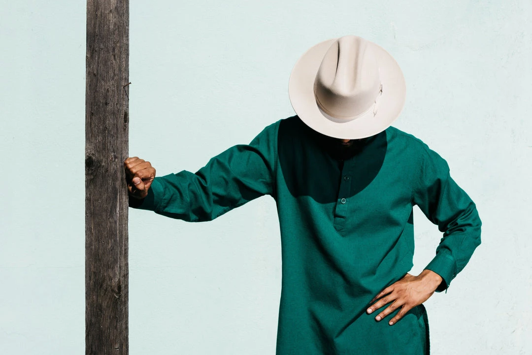 Dushyant Asthana Men's Bombay Oversized Shirt - Dark Green 3 Dushyant Asthana Men's Bombay Oversized Shirt - Dark Green