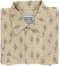 Dushyant Asthana Men's Bandit Western Shirt - Nomad Print