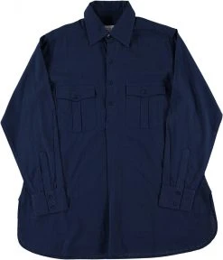 Dushyant Asthana Men's Kameez Oversized Shirt - Mood Indigo 11 Dushyant Asthana Men's Kameez Oversized Shirt - Mood Indigo