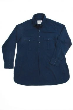 Dushyant Asthana Men's Kameez Oversized Shirt - Mood Indigo 9 Dushyant Asthana Men's Kameez Oversized Shirt - Mood Indigo