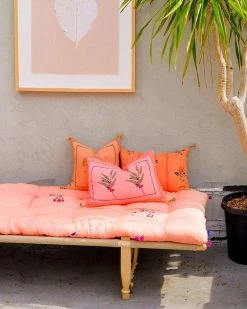 Soil To Studio Eli Linen Throw Pillow Cover - Bright Pink Best Sellers