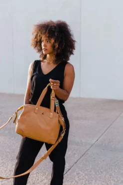 Abby Alley Ellen Handbag - Chestnut Handcrafted 12 Abby Alley Ellen Handbag - Chestnut Handcrafted