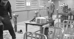 Emeco Furniture Navy Recycled Barstool With Arms