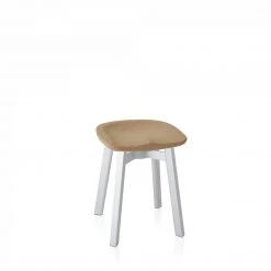 Emeco Su Small Stool - Aluminum Frame