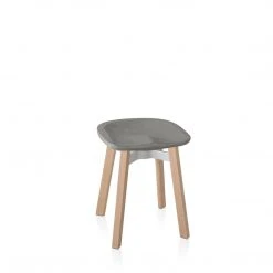 Emeco Su Small Stool - Wood Frame 22 Emeco Su Small Stool - Wood Frame