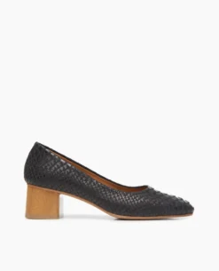 Coclico Sale Epic Embossed Heel - Black