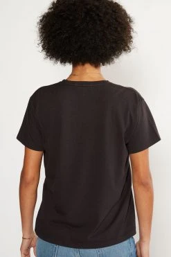 ÉTICA Avril Black Pocket Tee New Arrivals