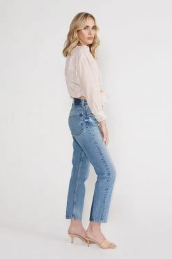 ÉTICA New Arrivals Finn Slim Straight Ankle Jeans - Canyon Reef Shadow