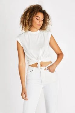 ÉTICA Gemma Tie Front Tee