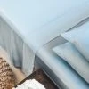 Ettitude Bamboo Sateen Flat Sheet - Starlight Blue