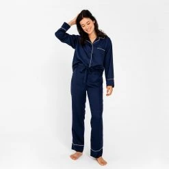 Ettitude Bamboo Lyocell Pajama Pants - Blue Nights