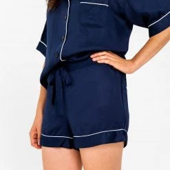 Ettitude Bamboo Lyocell Pajama Shorts - Blue Nights Best Sellers 9 Ettitude Bamboo Lyocell Pajama Shorts - Blue Nights Best Sellers