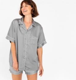 Ettitude Charcoal Bamboo Pajama Shorts - Dove Gray 8 Ettitude Charcoal Bamboo Pajama Shorts - Dove Gray