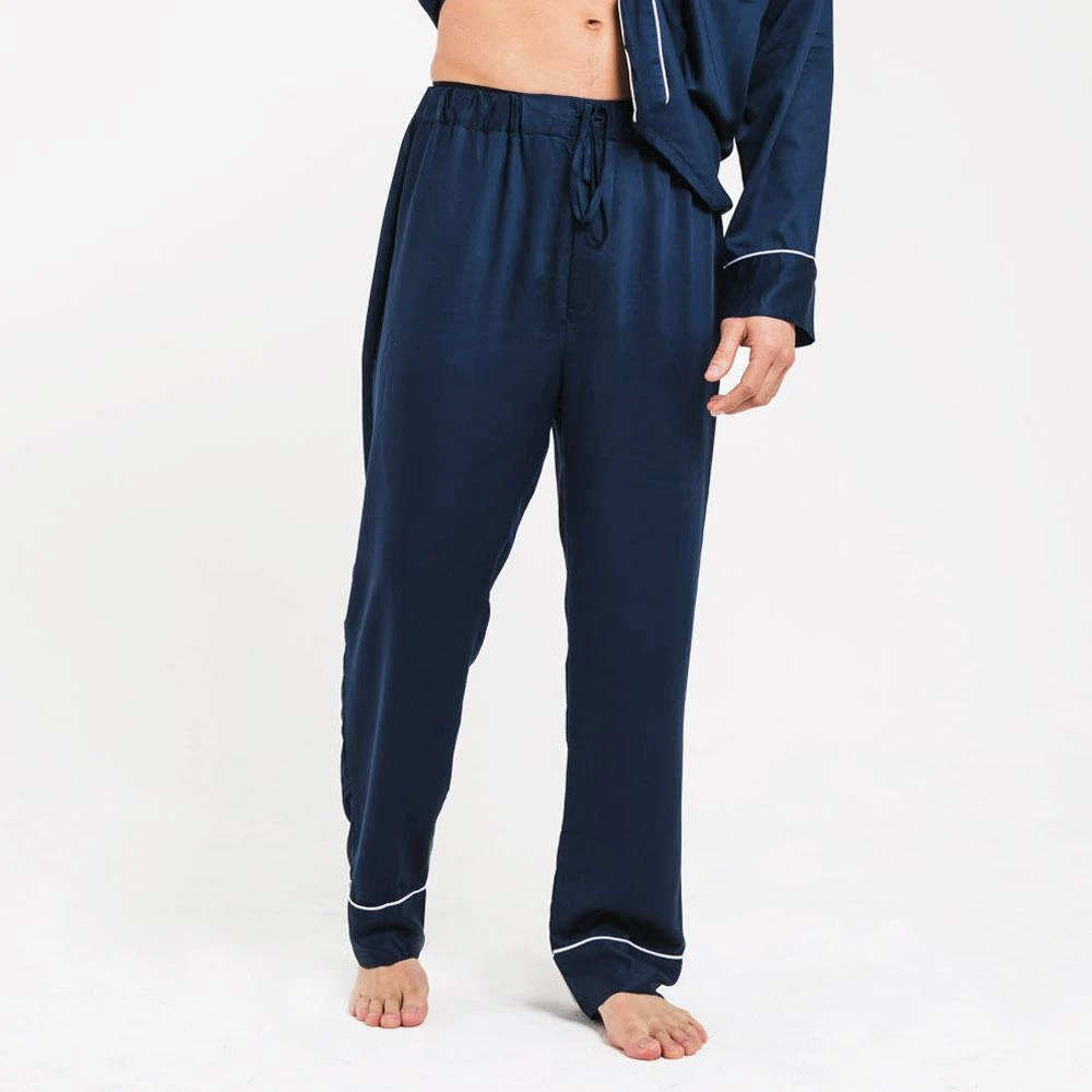 Ettitude Men's Bamboo Lyocell Pajama Pants - Blue Nights 4 Ettitude Men's Bamboo Lyocell Pajama Pants - Blue Nights