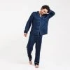 Ettitude Men's Bamboo Lyocell Pajama Pants - Blue Nights 1 Ettitude Men's Bamboo Lyocell Pajama Pants - Blue Nights