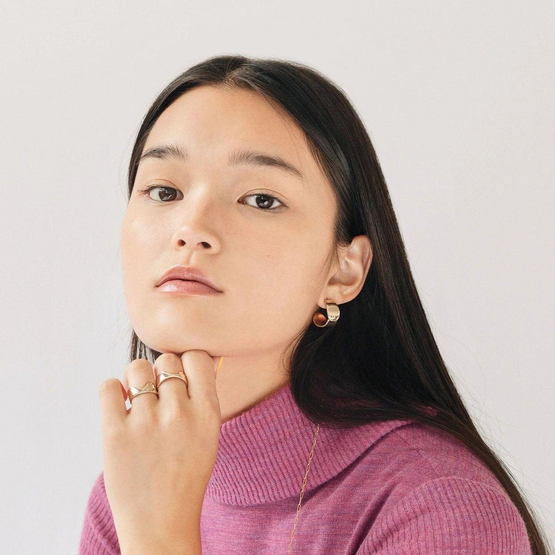 L.Greenwalt Jewelry Euphorbia Hoop Earrings 5 L.Greenwalt Jewelry Euphorbia Hoop Earrings