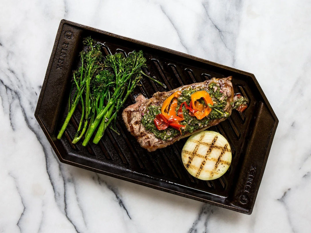 FINEX Cast Iron 15" Lean Grill Pan 9 FINEX Cast Iron 15" Lean Grill Pan