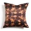 Studio Variously Folio Silk Throw Pillow - Ebony