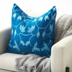Studio Variously Folio Silk Throw Pillow - Indigo Home Goods 10 Studio Variously Folio Silk Throw Pillow - Indigo Home Goods