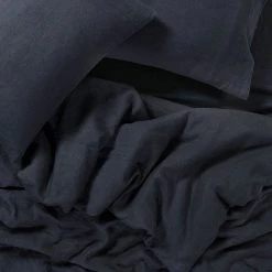 Sijo French Linen Duvet Cover - Pebble