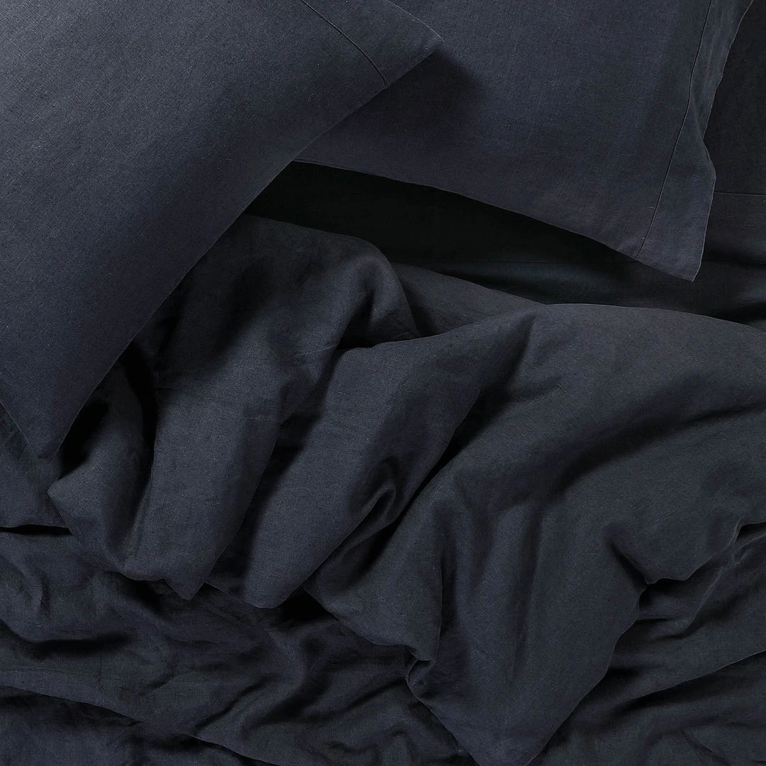 Sijo French Linen Duvet Cover - Pebble 4 Sijo French Linen Duvet Cover - Pebble