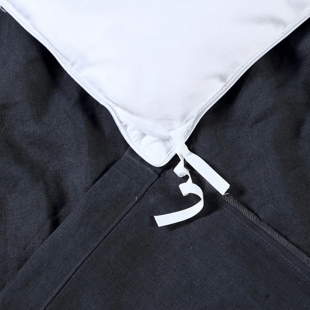 Sijo French Linen Duvet Cover - Pebble 5 Sijo French Linen Duvet Cover - Pebble