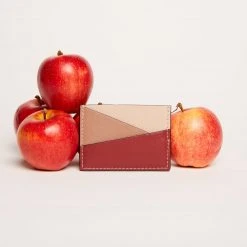 Allégorie Accessories Gala Apple Leather Puzzle Cardholder