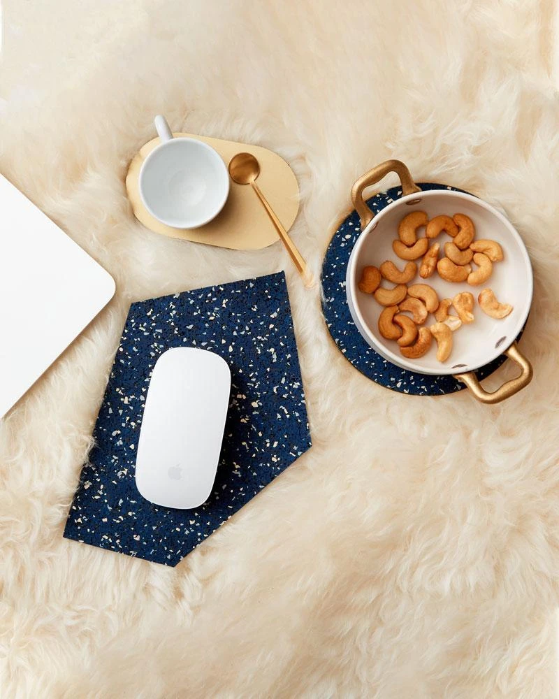 Slash Objects Gem Recycled Rubber Mousepad - Royal 4 Slash Objects Gem Recycled Rubber Mousepad - Royal