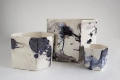 Lauren HB Studio Geo Porcelain Planter - Nebula Home Goods