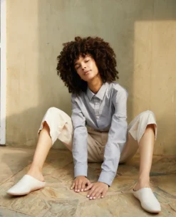 Coclico Gina Shearling Slide - Ecru