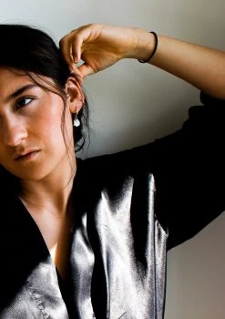 Giulia Letzi + META Jewelry Madre Upcycled Hugger Earrings 7 Giulia Letzi + META Jewelry Madre Upcycled Hugger Earrings