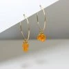 Giulia Letzi + META Jewelry Emma Upcycled Hoop Earrings - Orange