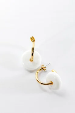 Abby Alley Handcrafted Glass Disc Earrings