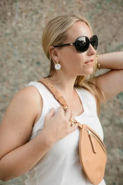 Abby Alley Handcrafted Glass Disc Earrings