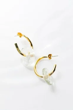 Abby Alley Handcrafted Glass Disc Earrings