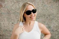 Abby Alley Recycled Glass Drop Earrings