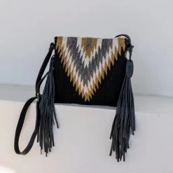 MZ Fair Trade Golden Diamond Wool Fringe Bag Accessories 13 MZ Fair Trade Golden Diamond Wool Fringe Bag Accessories