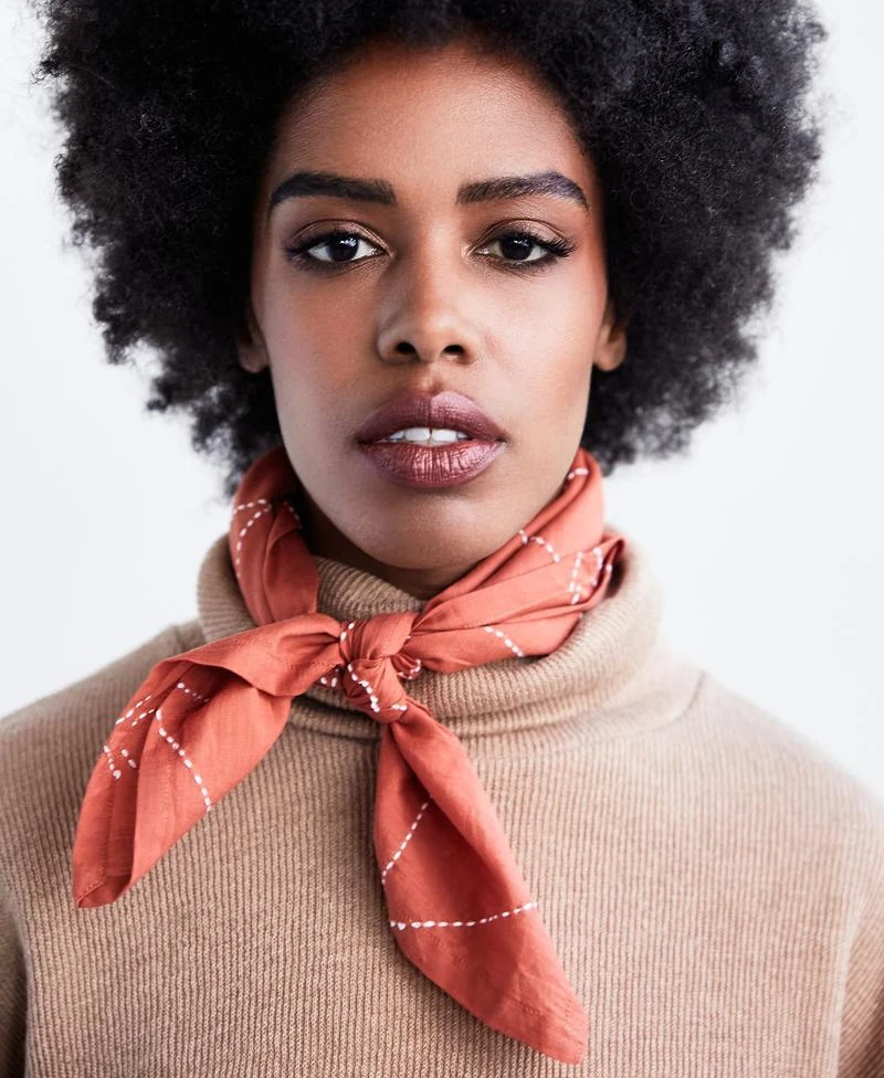 Anchal Best Sellers Graph Bandana - Rust 4 Anchal Best Sellers Graph Bandana - Rust